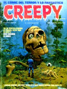 Portada de R. Courtney para Creepy #24